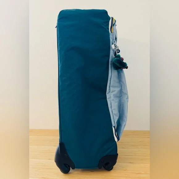 Kipling Darcey LARGE 29” Rolling Luggage Carry on Suitcase Robins Egg Cbt - Picture 10 of 13